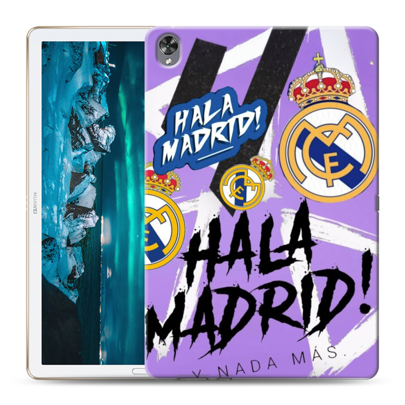 Силиконовый чехол на Huawei MediaPad M6 10.8 с принтом Real Madrid Реал Мадрид Силиконовый чехол на Huawei MediaPad M6 10.8 с принтом Real Madrid Реал Мадрид