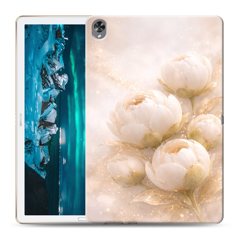 Силиконовый чехол на Huawei MediaPad M6 10.8 с принтом женский Силиконовый чехол на Huawei MediaPad M6 10.8 с принтом женский