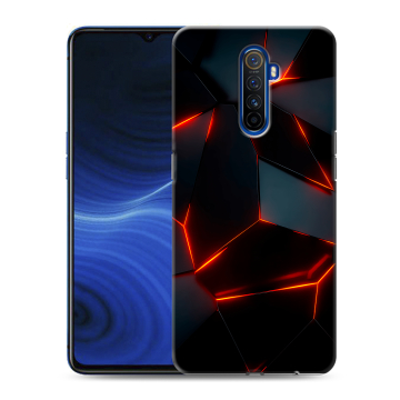Силиконовый противоударный чехол на Realme X2 Pro с принтом Яркие абстракции Силиконовый противоударный чехол на Realme X2 Pro с принтом Яркие абстракции