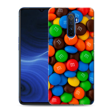Силиконовый противоударный чехол на Realme X2 Pro с принтом Конфеты Силиконовый противоударный чехол на Realme X2 Pro с принтом Конфеты