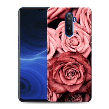 Силиконовый противоударный чехол на Realme X2 Pro с принтом Цветы розы Силиконовый противоударный чехол на Realme X2 Pro с принтом Цветы розы
