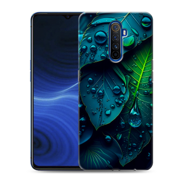 Силиконовый противоударный чехол на Realme X2 Pro с принтом Листья Силиконовый противоударный чехол на Realme X2 Pro с принтом Листья
