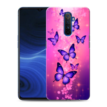 Силиконовый противоударный чехол на Realme X2 Pro с принтом Бабочки