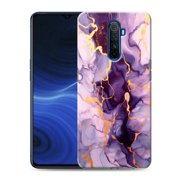 Силиконовый противоударный чехол на Realme X2 Pro с принтом Мрамор