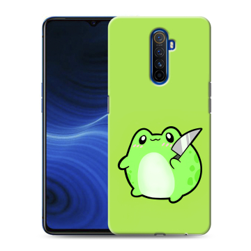 Силиконовый противоударный чехол на Realme X2 Pro с принтом Лягушенок