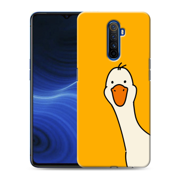 Силиконовый противоударный чехол на Realme X2 Pro с принтом Утка