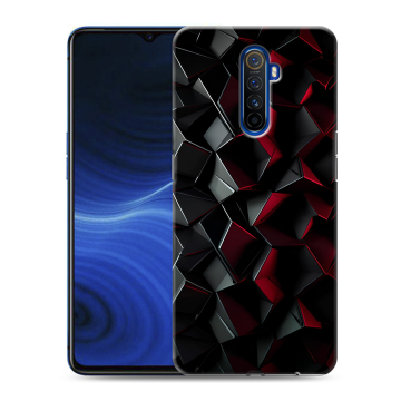 Силиконовый противоударный чехол на Realme X2 Pro с принтом Абстракция