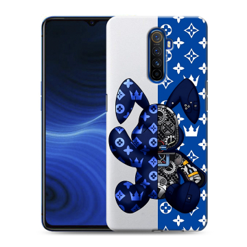Силиконовый противоударный чехол на Realme X2 Pro с принтом Луи робот