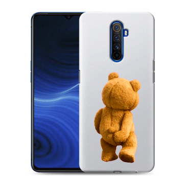 Силиконовый противоударный чехол на Realme X2 Pro с принтом Медведь