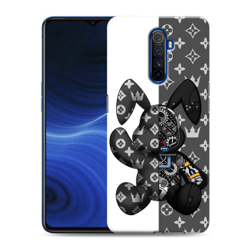Силиконовый противоударный чехол на Realme X2 Pro с принтом Луи робот