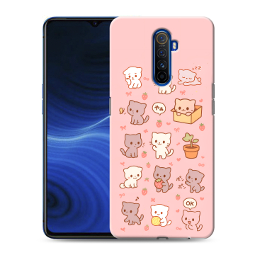 Силиконовый противоударный чехол на Realme X2 Pro с принтом Hello Kitty Хелоу Кити