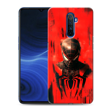 Силиконовый противоударный чехол на Realme X2 Pro с принтом человек паук spiderman