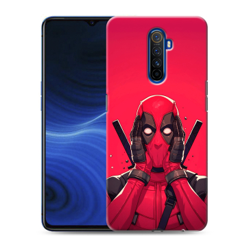 Силиконовый противоударный чехол на Realme X2 Pro с принтом Дедпул Deadpool