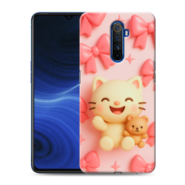 Силиконовый противоударный чехол на Realme X2 Pro с принтом для девочек