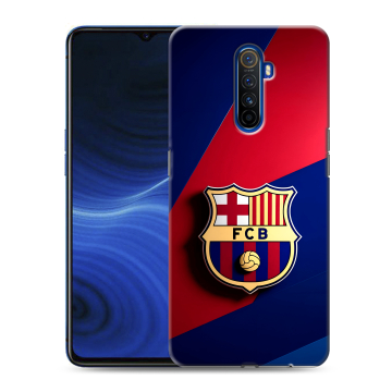Силиконовый противоударный чехол на Realme X2 Pro с принтом Барселона Barcelona