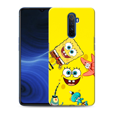 Силиконовый противоударный чехол на Realme X2 Pro с принтом Спанч боб Спанчбоб