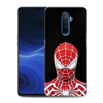 Силиконовый противоударный чехол на Realme X2 Pro с принтом человек паук spiderman