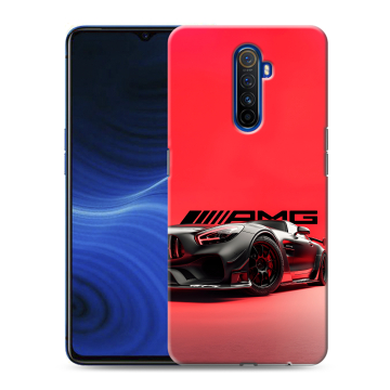 Силиконовый противоударный чехол на Realme X2 Pro с принтом Мерседес Mercedes AMG Силиконовый противоударный чехол на Realme X2 Pro с принтом Мерседес Mercedes AMG