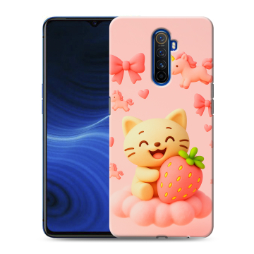 Силиконовый противоударный чехол на Realme X2 Pro с принтом для девочек
