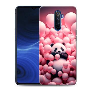 Силиконовый противоударный чехол на Realme X2 Pro с принтом Панда