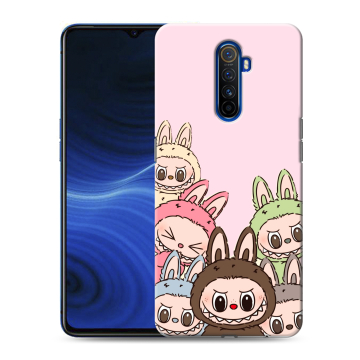 Силиконовый противоударный чехол на Realme X2 Pro с принтом Лабубу Силиконовый противоударный чехол на Realme X2 Pro с принтом Лабубу
