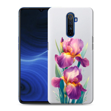 Силиконовый противоударный чехол на Realme X2 Pro с принтом Цветы орхидеи Силиконовый противоударный чехол на Realme X2 Pro с принтом Цветы орхидеи