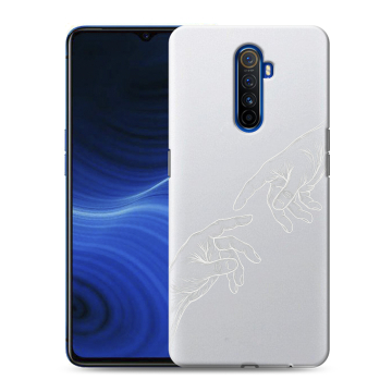 Силиконовый противоударный чехол на Realme X2 Pro с принтом Сотворение мира Силиконовый противоударный чехол на Realme X2 Pro с принтом Сотворение мира