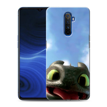 Силиконовый противоударный чехол на Realme X2 Pro с принтом Как приручить дракона