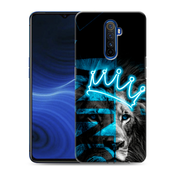 Силиконовый противоударный чехол на Realme X2 Pro с принтом Король лев Силиконовый противоударный чехол на Realme X2 Pro с принтом Король лев