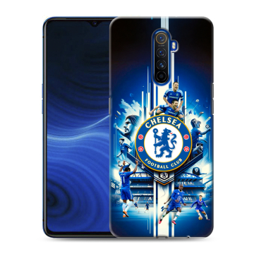 Силиконовый противоударный чехол на Realme X2 Pro с принтом Chelsea Челси Силиконовый противоударный чехол на Realme X2 Pro с принтом Chelsea Челси