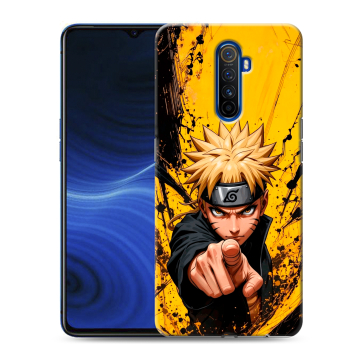 Силиконовый противоударный чехол на Realme X2 Pro с принтом Naruto Наруто