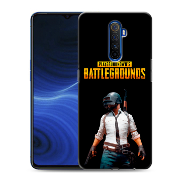 Силиконовый противоударный чехол на Realme X2 Pro с принтом PUGB ПАГБ