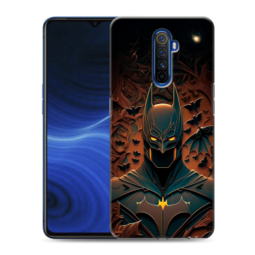 Силиконовый противоударный чехол на Realme X2 Pro с принтом Batman Бэтмен Силиконовый противоударный чехол на Realme X2 Pro с принтом Batman Бэтмен