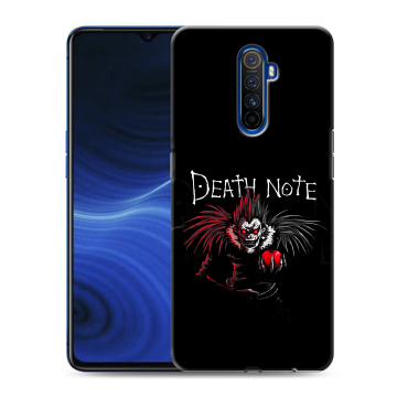 Силиконовый противоударный чехол на Realme X2 Pro с принтом Death note Тетрадь смерти