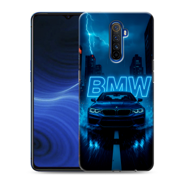Силиконовый противоударный чехол на Realme X2 Pro с принтом BMW БМВ