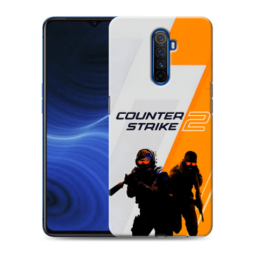 Силиконовый противоударный чехол на Realme X2 Pro с принтом Counter Strike