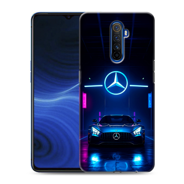 Силиконовый противоударный чехол на Realme X2 Pro с принтом Mercedes Мерседес