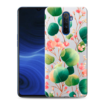 Силиконовый противоударный чехол на Realme X2 Pro с принтом женский Силиконовый противоударный чехол на Realme X2 Pro с принтом женский