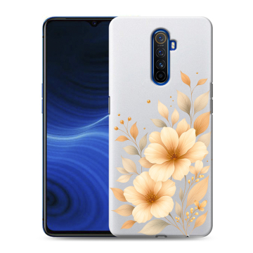Силиконовый противоударный чехол на Realme X2 Pro с принтом для девушки Силиконовый противоударный чехол на Realme X2 Pro с принтом для девушки