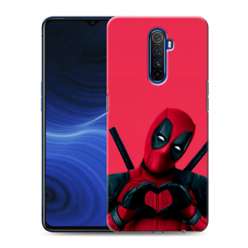 Силиконовый противоударный чехол на Realme X2 Pro с принтом Дедпул Deadpool