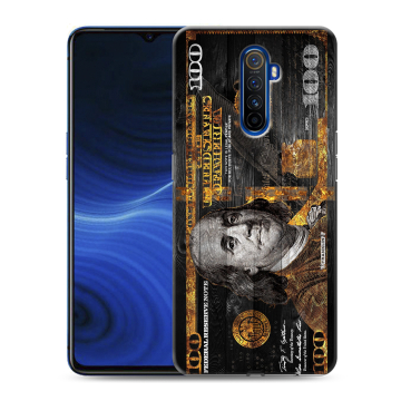 Силиконовый противоударный чехол на Realme X2 Pro с принтом Доллар деньги