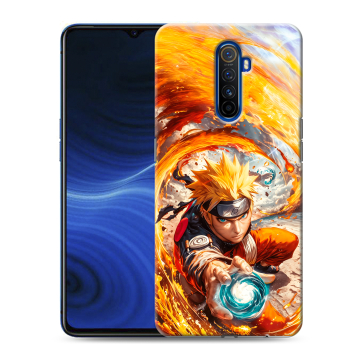 Силиконовый противоударный чехол на Realme X2 Pro с принтом Аниме Наруто Naruto