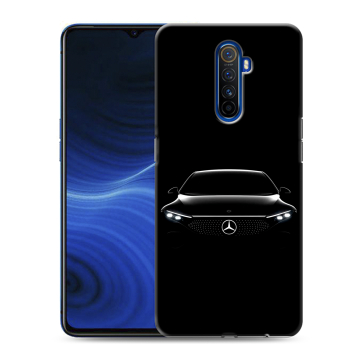 Силиконовый противоударный чехол на Realme X2 Pro с принтом Mercedes Мерседес