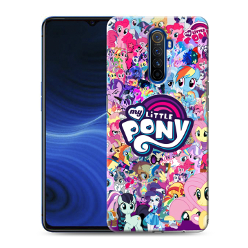 Силиконовый противоударный чехол на Realme X2 Pro с принтом My little pony Дружба чудо