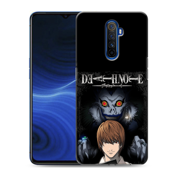 Силиконовый противоударный чехол на Realme X2 Pro с принтом Death note Тетрадь смерти Силиконовый противоударный чехол на Realme X2 Pro с принтом Death note Тетрадь смерти