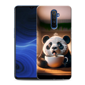 Силиконовый противоударный чехол на Realme X2 Pro с принтом смешная панда