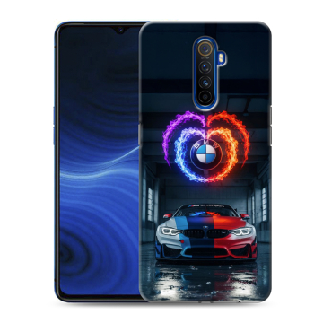 Силиконовый противоударный чехол на Realme X2 Pro с принтом BMW БМВ