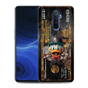 Силиконовый противоударный чехол на Realme X2 Pro с принтом Дональд Дак Доллар