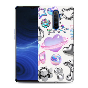 Силиконовый противоударный чехол на Realme X2 Pro с принтом Y2K