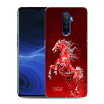 Силиконовый противоударный чехол на Realme X2 Pro с принтом Новый год Силиконовый противоударный чехол на Realme X2 Pro с принтом Новый год